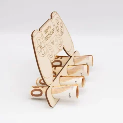 Geldgeschenk Controller - aus Birkenholz - kreative Art Geld zu verschenken