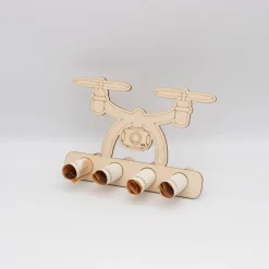 Geldgeschenk Drohne - aus Birkenholz - kreative Art Geld zu verschenken