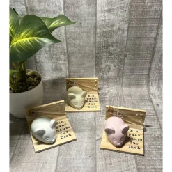 Geldgeschenk „Ein paar Mäuse für Dich“ Geburtstag etc. Wunscherfüller Maus Raysin Holz Geschenkset Geschenkidee
