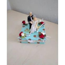 Geldgeschenk Eiserne Hochzeit – Dekorative Geschenkbox zur Eisenhochzeit – 65 Jahre verheiratet