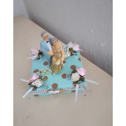 Geldgeschenk Eiserne Hochzeit – Dekorative Geschenkbox zur Eisenhochzeit – 65 Jahre verheiratet