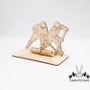 Geldgeschenk Eishockey - aus Holz personalisiert