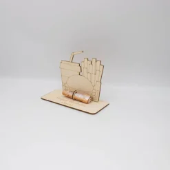 Geldgeschenk Fastfood - aus Holz personalisiert