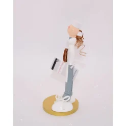 Geldgeschenk für Bäcker und Bäckerin – Handgemachte Figur als originelles Geschenk für Hobbybäcker und Handwerksfreunde