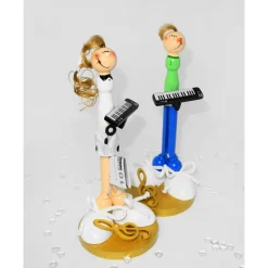 Geldgeschenk für Klavierspieler – Handgefertigte Figur als originelles Geschenk zur Musik und Geburtstag