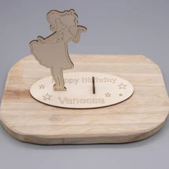 Geldgeschenk für Mädchen - aus Holz personalisiert