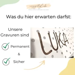 Geldgeschenk Frohe Ostern / Geschenkkarte aus Holz