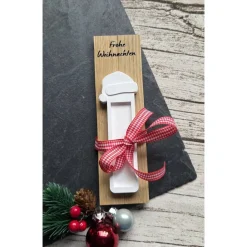 Geldgeschenk "Frohe Weihnachten" ~ Geschenkverpackung Schokoriegelhalter ~ Mitbringsel Nikolaus