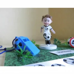 Geldgeschenk Fußball Deko – Originelle Geschenkidee mit Geburtstagszahl & Wunschtext