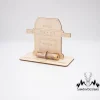 Geldgeschenk Gasgrill - aus Holz personalisiert