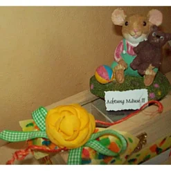 Geldgeschenk Geburt Taufe Kindergeburtstag – Personalisierte Teebox mit Maus aus Holz