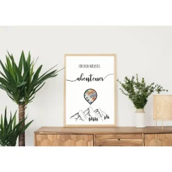 Geldgeschenk Geburtstag | persönliches Geburtstagsgeschenk Abenteuer Reise | Wandern Berge Standort | runder Geburtstag