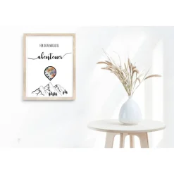 Geldgeschenk Geburtstag | persönliches Geburtstagsgeschenk Abenteuer Reise | Wandern Berge Standort | runder Geburtstag