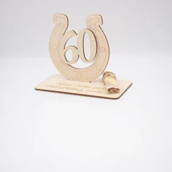 Geldgeschenk 60.Geburtstag - aus Holz personalisiert