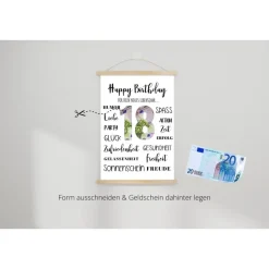 Geldgeschenk 18.Geburtstag | persönliches Geburtstagsgeschenk | Volljährig | Geburtstag Geldgeschenk | Endlich 18