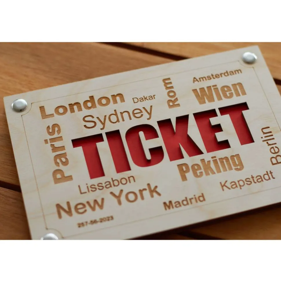 Geldgeschenk Geburtstag, Geldgeschenk Reise, Hochzeit, Welt Reise, Ticket, Reisegutschein, Wunscherfüller, Reisekasse