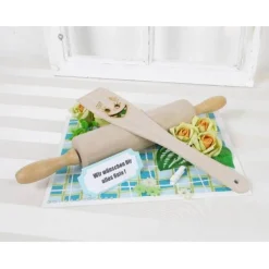 Geldgeschenk Geburtstag, Gutschein für Kochkurs, Nudelholz, Geburtstagsgeschenk