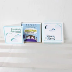 Geldgeschenk Geburtstag, Genieße den Moment, weiß blau