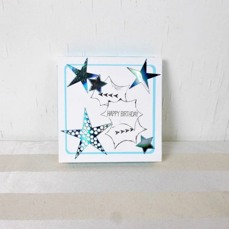 Geldgeschenk Geburtstag, Happy Birthday, Superheld, weiß blau