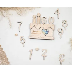 Geldgeschenk Geburtstag I Holz Torte I Geschenkverpackung I Geschenkidee I Wunscherfüller I Geldgeschenk Geburtstag