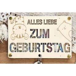 Geldgeschenk Geburtstag Kind Geburtstagskarte personalisiert