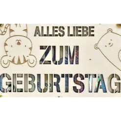 Geldgeschenk Geburtstag Kind Geburtstagskarte personalisiert
