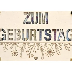 Geldgeschenk Geburtstag Kind Geburtstagskarte personalisiert