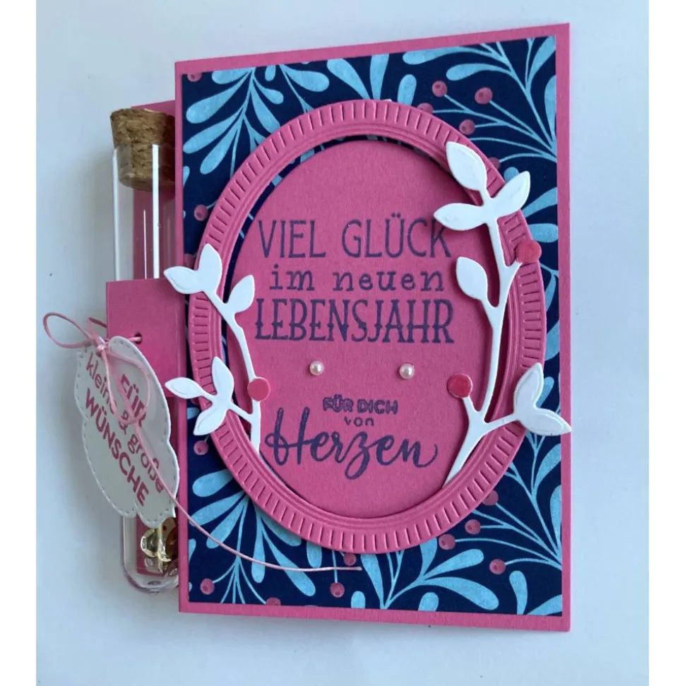 Geldgeschenk Geburtstag Reagenzglas Blumen Röhrchen Geldverpackung Wunscherfüller Geschenkidee Frauen