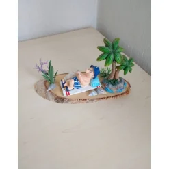 Geldgeschenk Geburtstag Rente Jubiläum für Männer – Unikat Reise Sonne Palmen Urlaub Baumscheibe