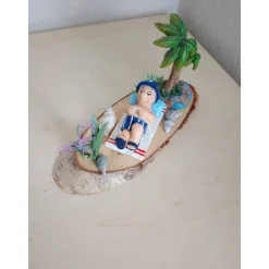 Geldgeschenk Geburtstag Rente Jubiläum für Männer – Unikat Reise Sonne Palmen Urlaub Baumscheibe