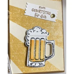 Geldgeschenk Geburtstag Reagenzglas Bier Röhrchen Geldverpackung Wunscherfüller Geschenkidee Männer +Umschlag