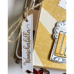 Geldgeschenk Geburtstag Reagenzglas Bier Röhrchen Geldverpackung Wunscherfüller Geschenkidee Männer +Umschlag