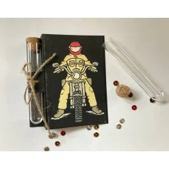 Geldgeschenk Geburtstag Reagenzglas Motorrad Röhrchen Geldverpackung Wunscherfüller Geschenkidee Männer