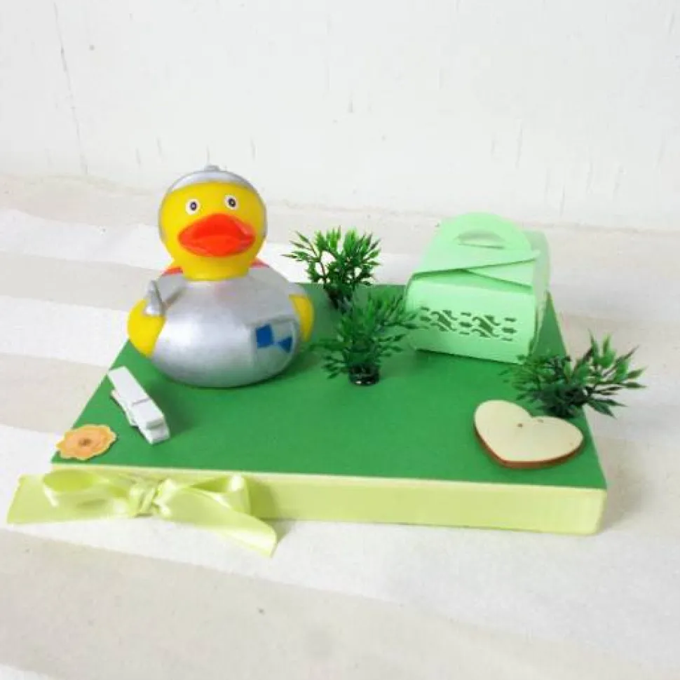 Geldgeschenk Geburtstag, Ritter, Qietsche Ente, lustig, Geburtstagsgeschenk