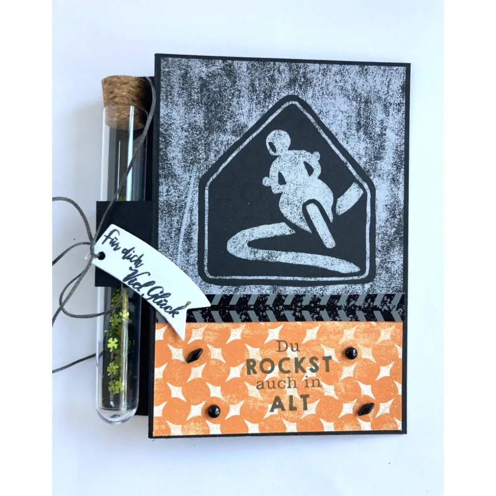 Geldgeschenk Geburtstag Reagenzglas Motorrad Röhrchen Geldverpackung Wunscherfüller Geschenkidee Männer