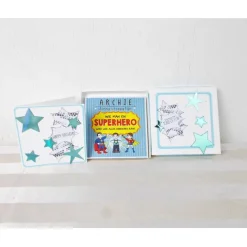 Geldgeschenk Geburtstag, Tons of fun, Superheld, weiß blau