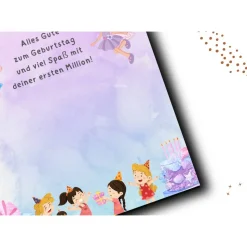 Geldgeschenk Geburtstagskarte 