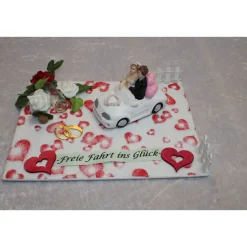 Geldgeschenk, Geldverpackung Hochzeit  "Freie Fahrt ins Glück"