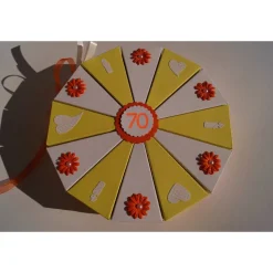 Geldgeschenk, Geschenk zum 70. Geburtstag, Geldgeschenkverpackung,  Geschenkschachtel zum Geburtstag, Geschenke für das Geburtstagskind