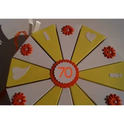 Geldgeschenk, Geschenk zum 70. Geburtstag, Geldgeschenkverpackung,  Geschenkschachtel zum Geburtstag, Geschenke für das Geburtstagskind