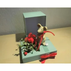 Geldgeschenk Geschenkbox Maus zur Jugendweihe, Konfirmation & Geburtstag in Rosa für Mädchen