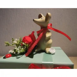 Geldgeschenk Geschenkbox Maus zur Jugendweihe, Konfirmation & Geburtstag in Rosa für Mädchen