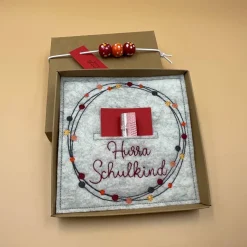 Geldgeschenk, Geschenkbox, Gutscheinbox, .., zum Schulanfang.....Einschulungskarte...