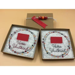 Geldgeschenk, Geschenkbox, Gutscheinbox, .., zum Schulanfang.....Einschulungskarte...