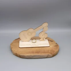 Geldgeschenk Gitarre - aus Holz personalisiert