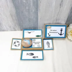 Geldgeschenk Glücksstein, Delfin, Geburtstagsgeschenk, Weihnachtsgeschenk, Glücksbringer, Gutschein, Geschenk für, 11