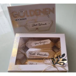 Geldgeschenk Goldene Hochzeit, Knallbonbons, Stampin up