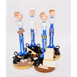 Geldgeschenk Hausbau: Handgemachte Figur für Architekt, Tischler, Bauarbeiter & Maurer – Originelles Geschenk zum Geburtstag & Einzug