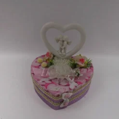 Geldgeschenk Herzbox Engel – Geschenkidee zur Hochzeit, Valentinstag & Verlobung | SaBienchenshop