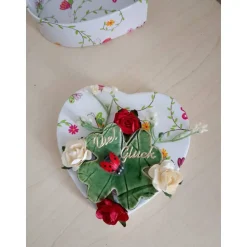 Geldgeschenk Herzbox mit Glücksklee & Marienkäfer – Geschenkidee für Muttertag, Abitur & Geburtstag